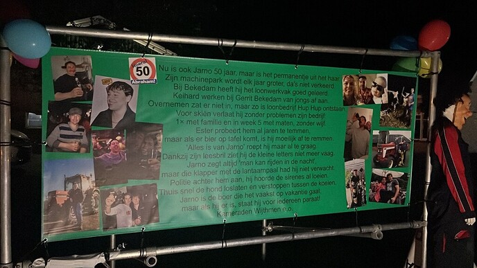 Grote drukte aan de Langsweg