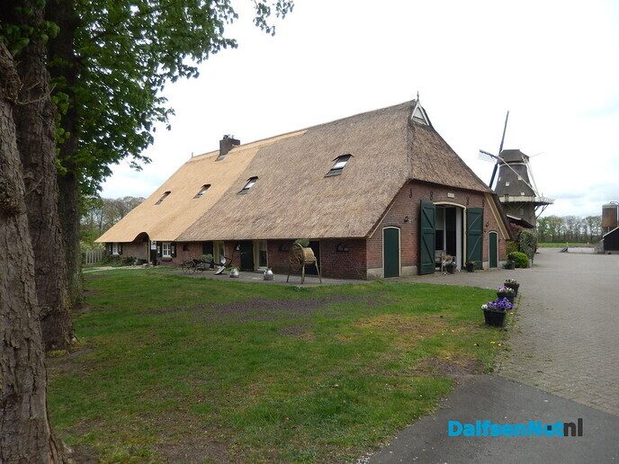 Een paar weken geleden was hij er nog druk mee bezig - Foto: Willy