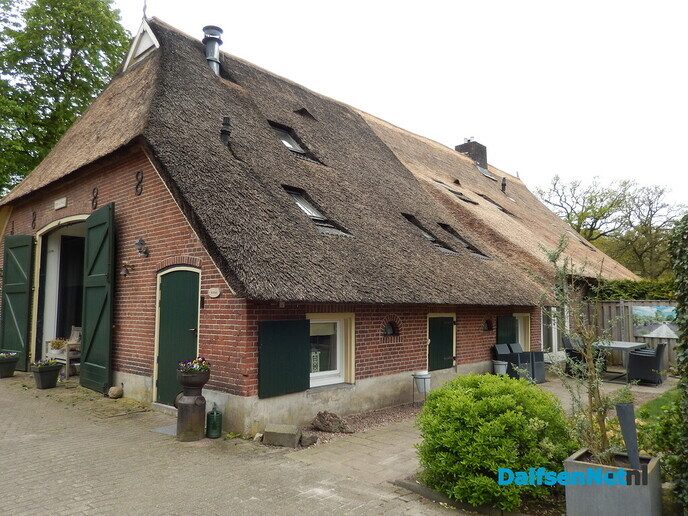 Een paar weken geleden was hij er nog druk mee bezig - Foto: Willy