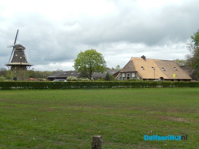 Een paar weken geleden was hij er nog druk mee bezig - Foto: Willy