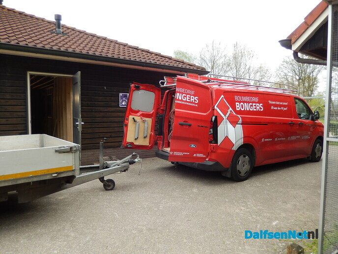 Volop actie in en rond de Lindenhoeve - Foto: Willy