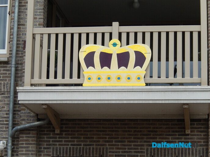 Straatversiering in Dalfsen zelf - Foto: Willy