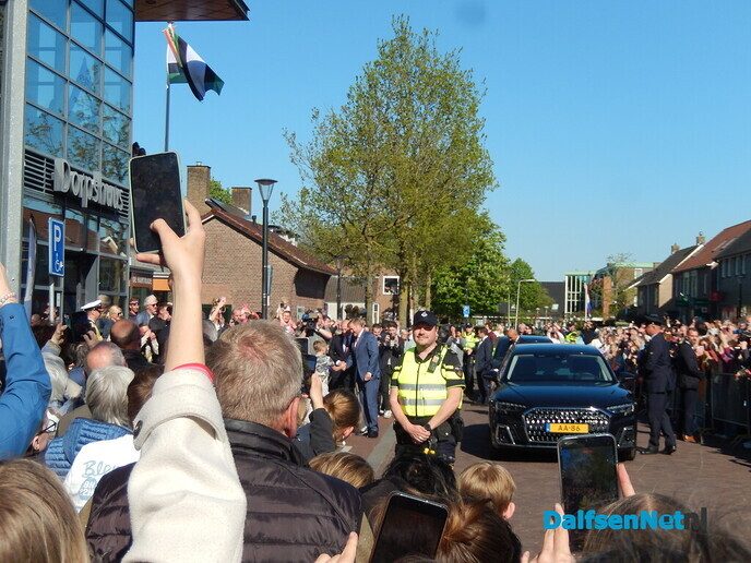 Koning Willem Alexander was vandaag heel dicht bij - Foto: Willy