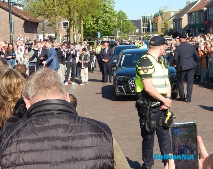 Koning Willem Alexander was vandaag heel dicht bij - Foto: Willy