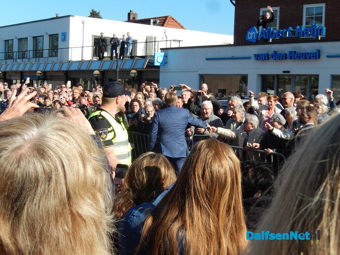 Koning Willem Alexander was vandaag heel dicht bij - Foto: Willy