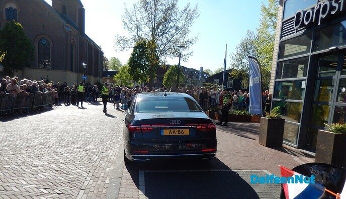 Koning Willem Alexander was vandaag heel dicht bij - Foto: Willy