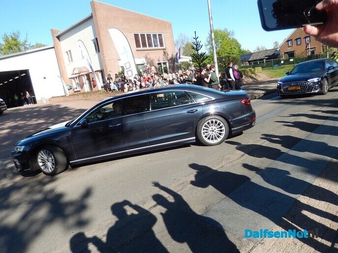 Koning Willem Alexander was vandaag heel dicht bij - Foto: Willy