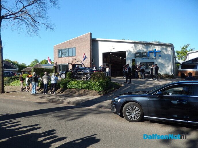 Koning Willem Alexander was vandaag heel dicht bij - Foto: Willy