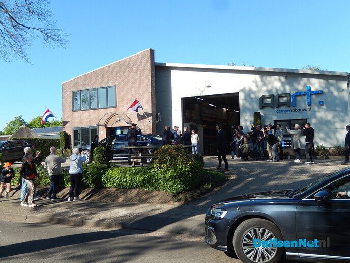 Koning Willem Alexander was vandaag heel dicht bij - Foto: Willy