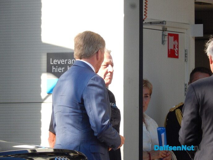Koning Willem Alexander was vandaag heel dicht bij - Foto: Willy