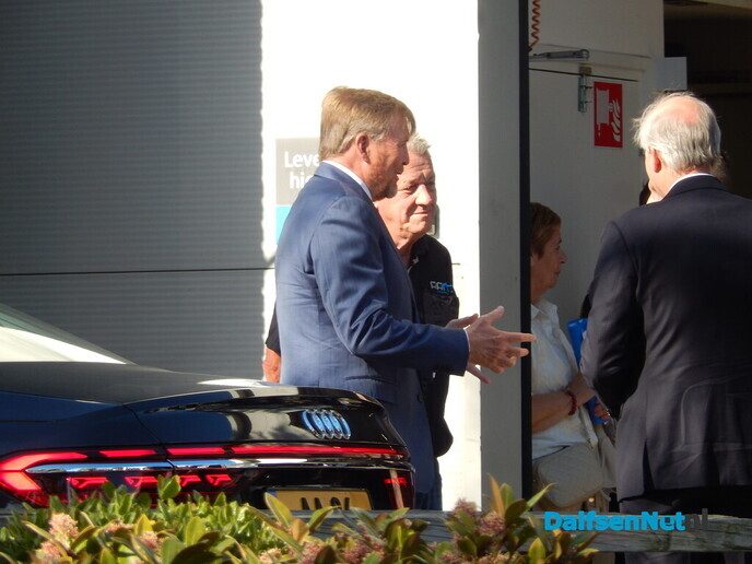 Koning Willem Alexander was vandaag heel dicht bij - Foto: Willy