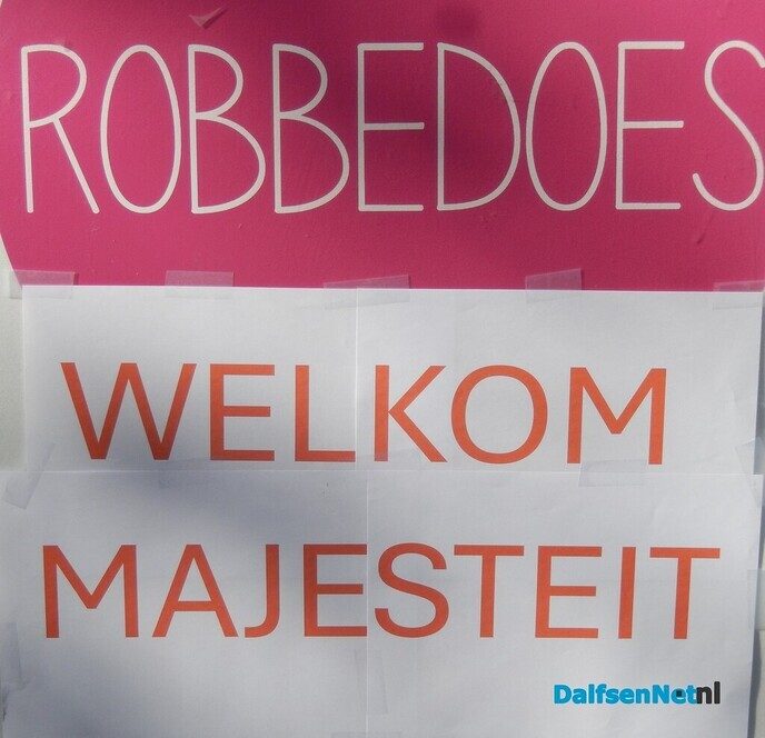 Koning Willem Alexander was vandaag heel dicht bij - Foto: Willy