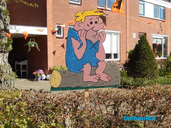 Straatversiering in Dalfsen zelf - Foto: Willy