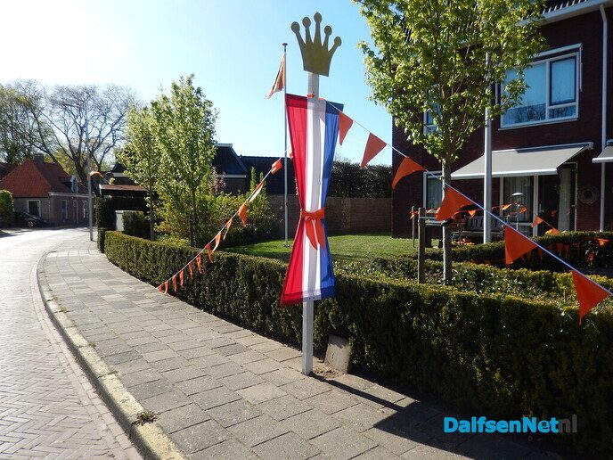Straatversiering in Dalfsen zelf - Foto: Willy