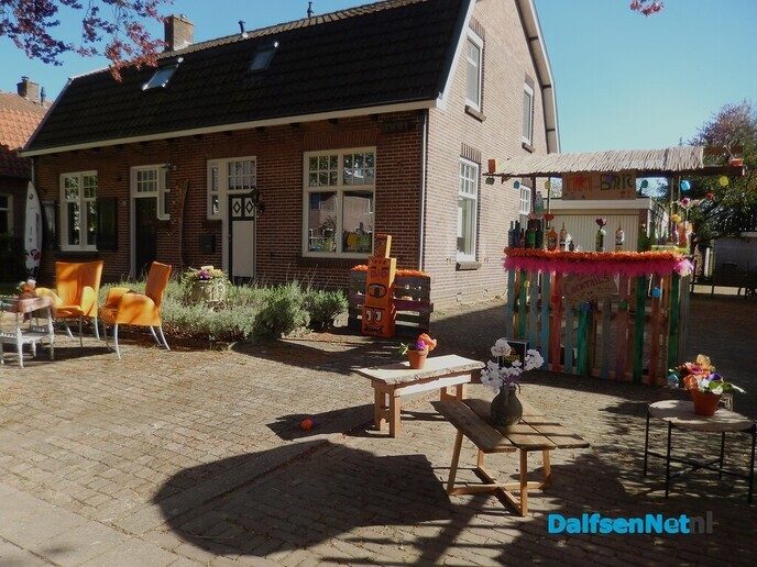 Straatversiering in Dalfsen zelf - Foto: Willy