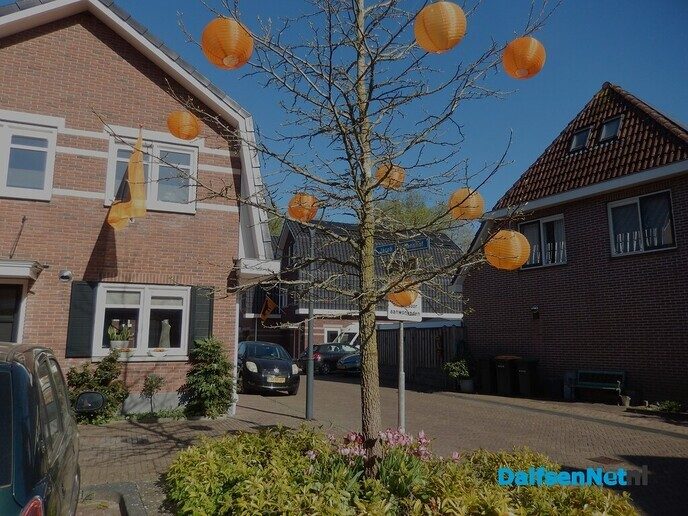 Straatversiering in Dalfsen zelf - Foto: Willy