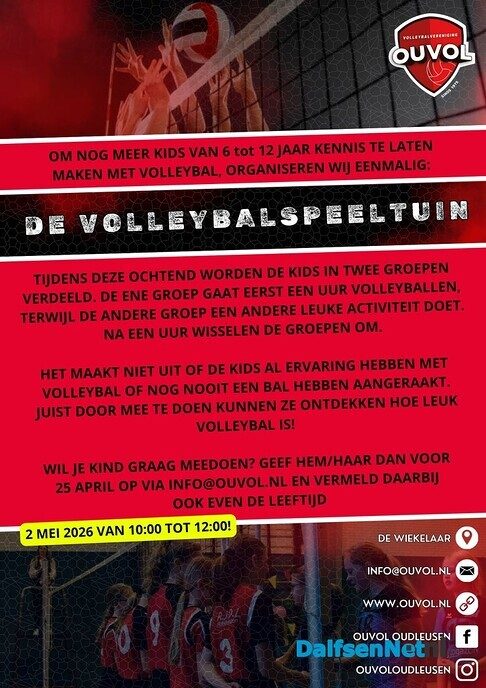 De volleybalspeeltuin