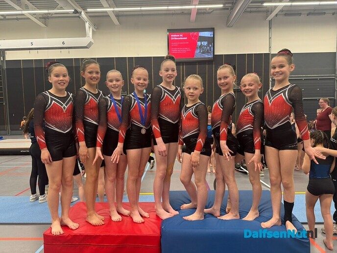Jeugdturnsters springen uitstekend - Foto: Ingezonden foto