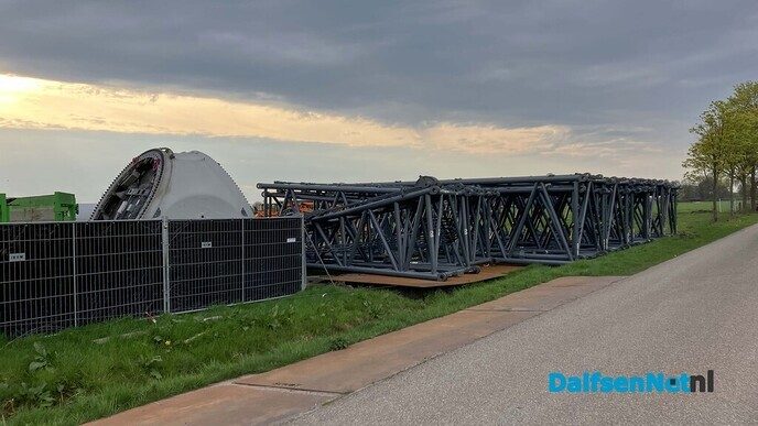 Stand van zaken windturbine Ebbenweg - Foto: Paul Scholten