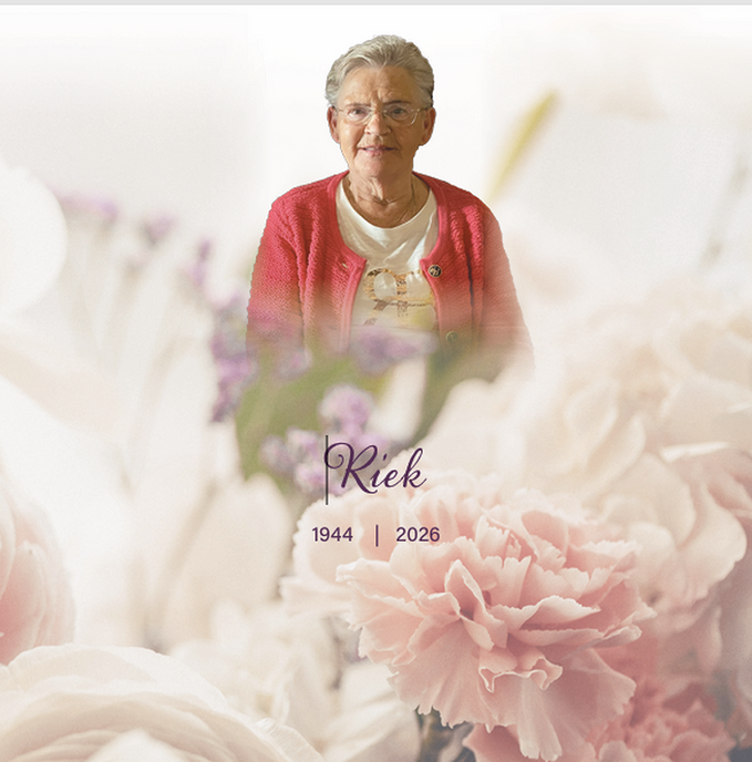 Overlijden mevr. Riek Meijerink Blaauwgeers
