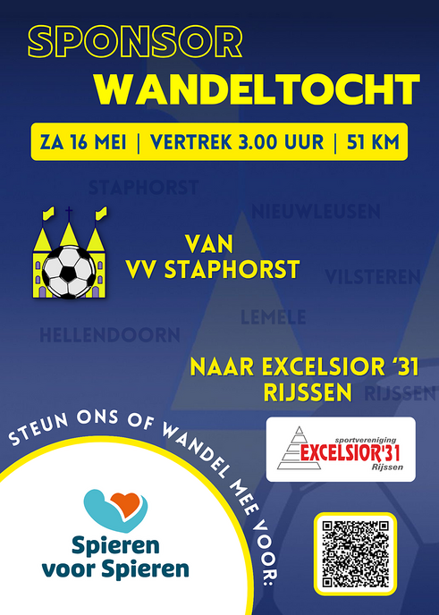 Sponsor wandeltocht