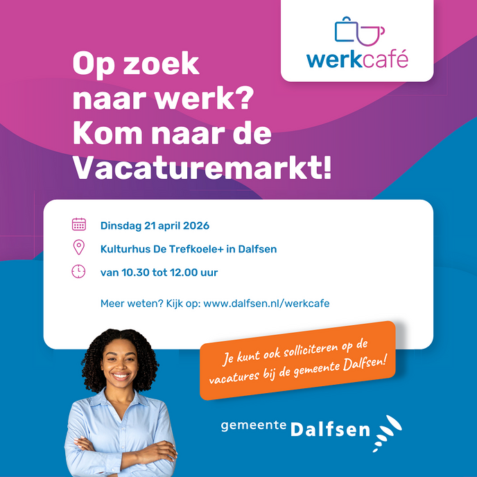 21 april: Vacaturemarkt bij het Werkcafé - Foto: Ingezonden foto