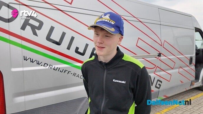 Thijs Westenbrink vijfde in Assen - Foto: Ingezonden foto