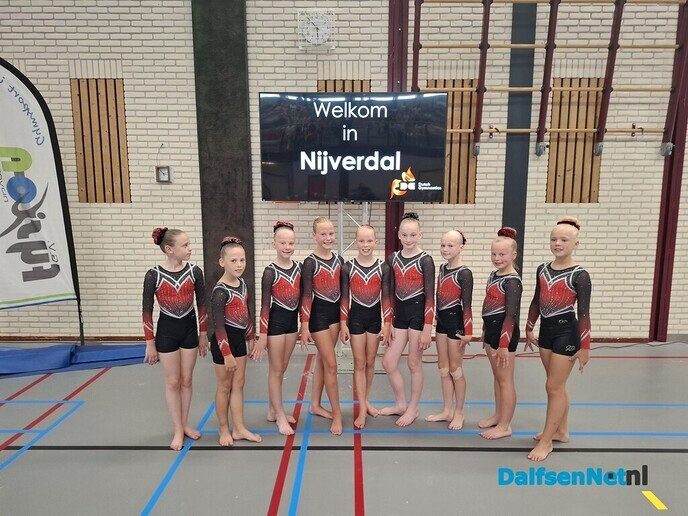 junioren gym ver. Nieuwleusen 2x NK kampioen - Foto: Ingezonden foto
