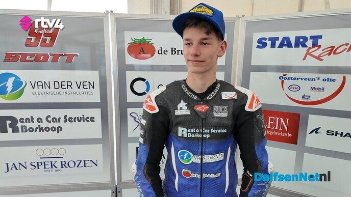 Thijs Westenbrink vijfde in Assen - Foto: Ingezonden foto