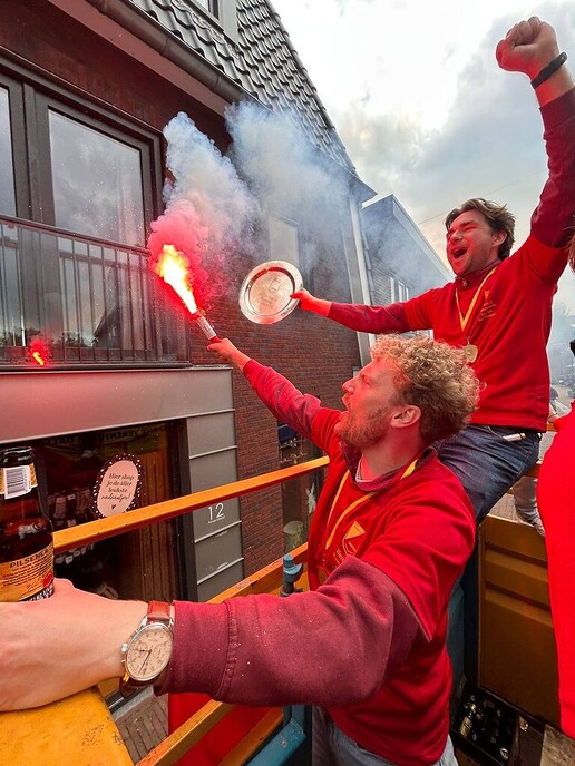 Dalfsen 4 sluit roodgeel tijdperk af met kampioenschap