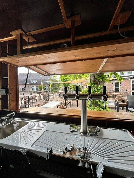 Nieuw bij Kappers een buitenbar: “Laat de zon maar komen!” - Foto: Ingezonden foto