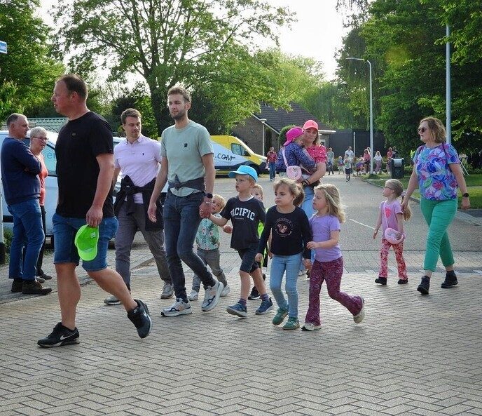 Prachtige slotavond avondwandel 4 daagse Nieuwleusen - Foto: Femmie Smink