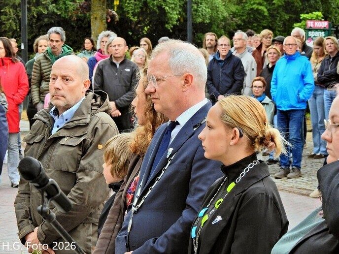 Herdenking gevallenen Nieuwleusen 4 mei.