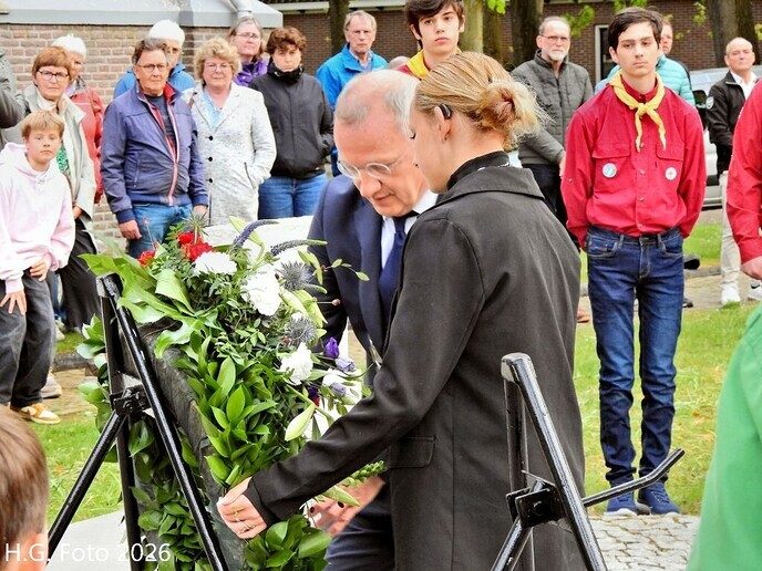 Herdenking gevallenen Nieuwleusen 4 mei.