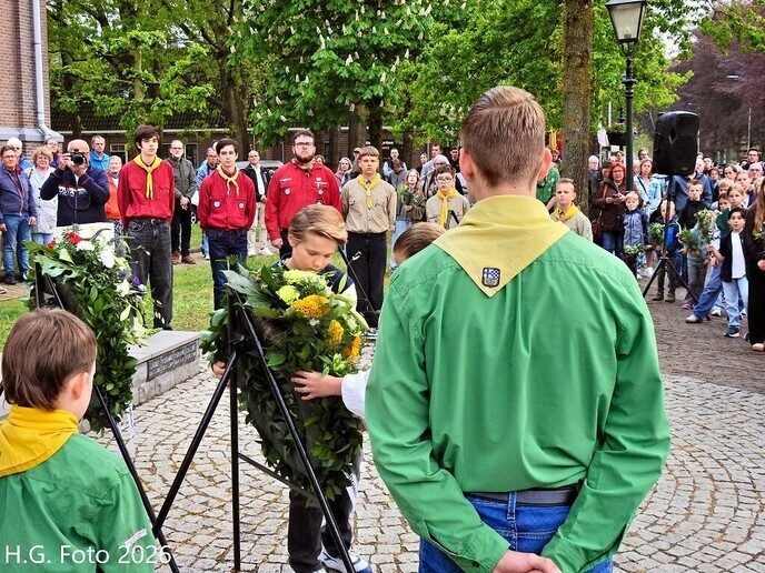 Herdenking gevallenen Nieuwleusen 4 mei.