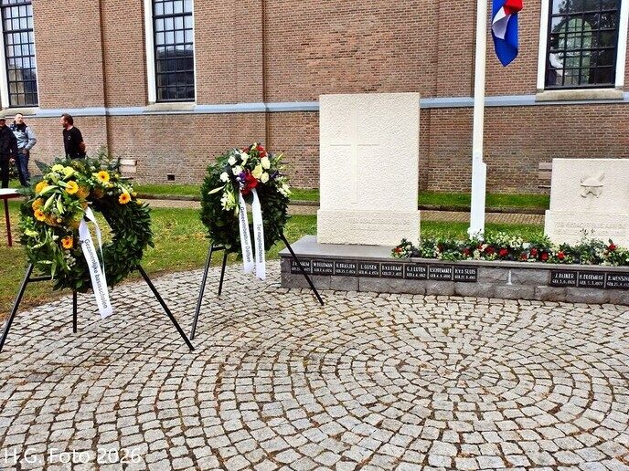 Herdenking gevallenen Nieuwleusen 4 mei.