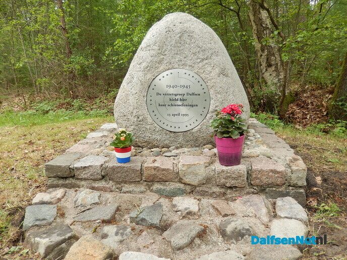 Verzetsmonument hoek Dalmsholterweg / Schaapskooiweg - Foto: Willy