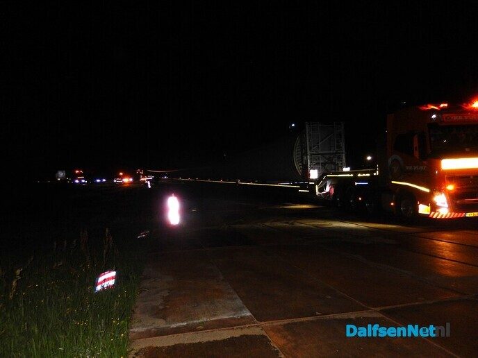 Wieken windturbine Nieuwleusen in aantocht - Foto: Willy