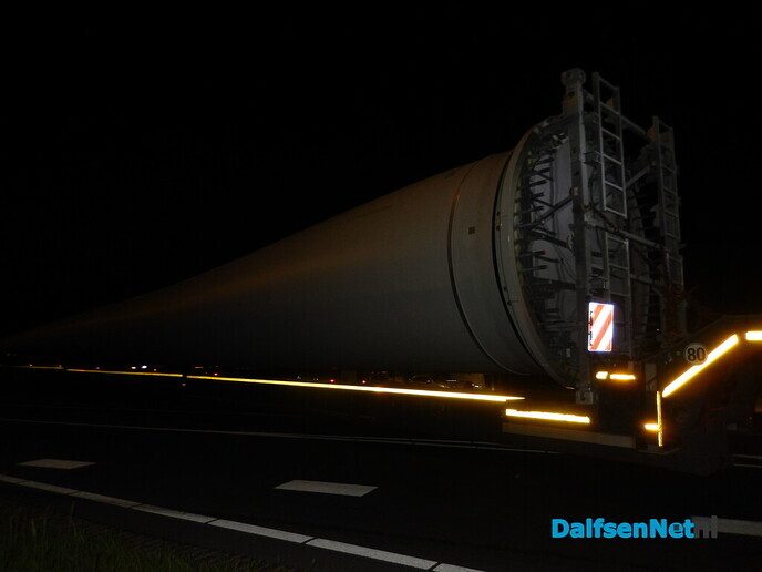 Wieken windturbine Nieuwleusen in aantocht - Foto: Willy