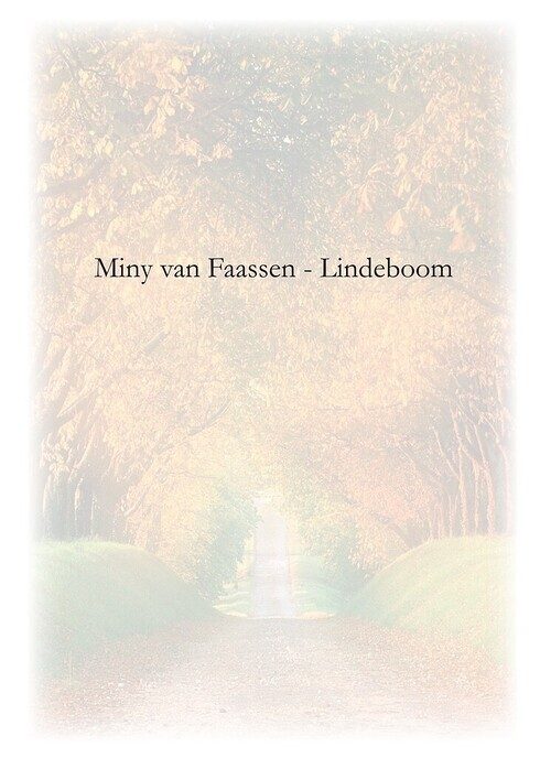 Overlijden Miny van Faassen-Lindeboom