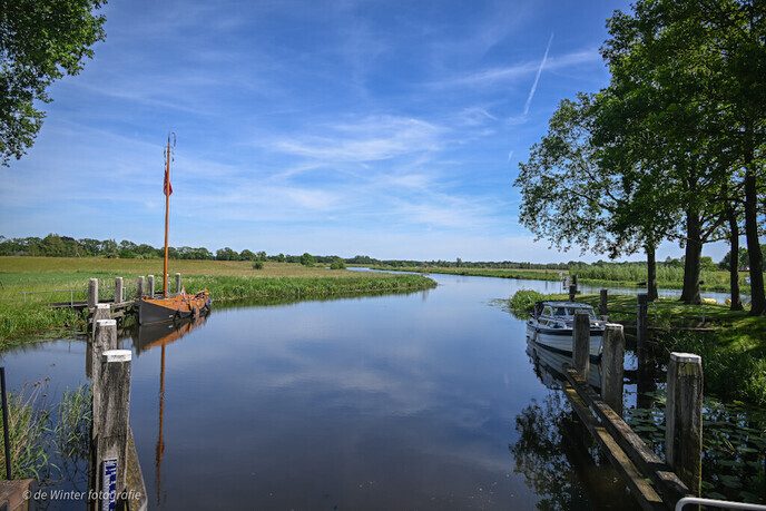Foto’s van een schipper die Dalfsen aandeed