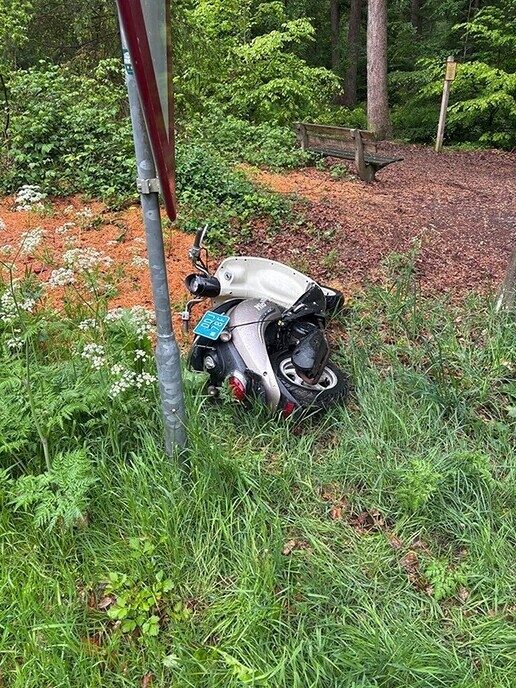 Scooter bij Uithoek Foreco (2) - Foto: Ingezonden foto