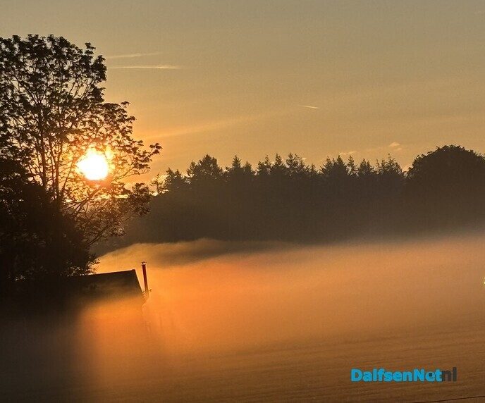 Zo mooi was het zaterdagmorgen in de Vlierhoek - Foto: Ingezonden foto