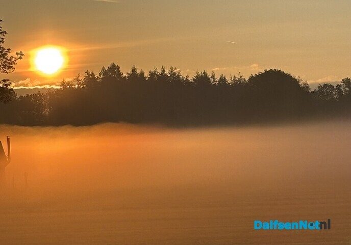 Zo mooi was het zaterdagmorgen in de Vlierhoek - Foto: Ingezonden foto
