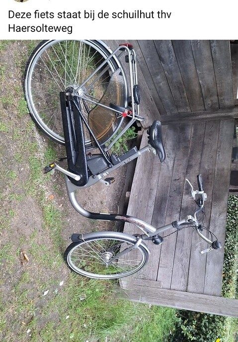 Wie is zijn fiets kwijt - Foto: Ingezonden foto