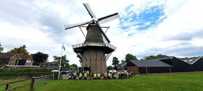 Scootmobiel-, driewieler- en rolstoelrit naar molen Massier - Foto: Ingezonden foto
