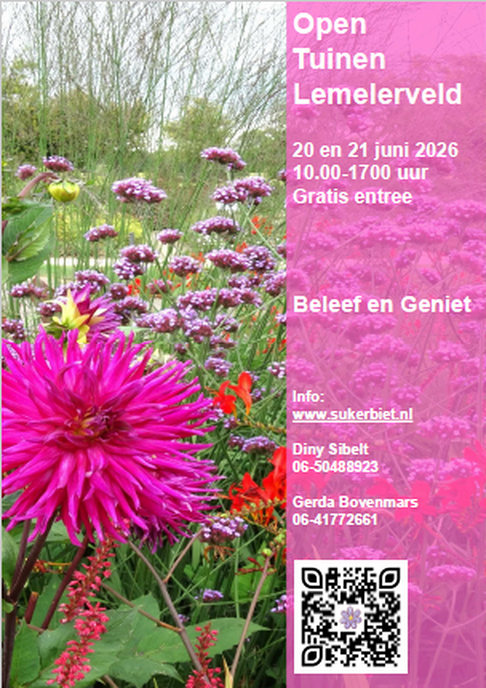 Open Tuindagen 20 en 21 Juni 2026