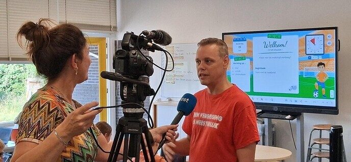TV Oost op De Buitenspiegel ofwel De Buitenspiegel op RTV Oost - Foto: Ingezonden foto