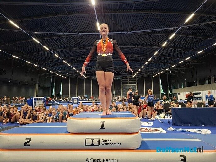 Turnster Elin Kappert is Nederlands Kampioen