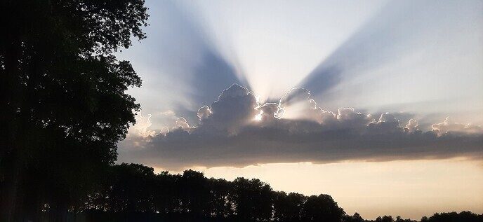Ondergaande zon